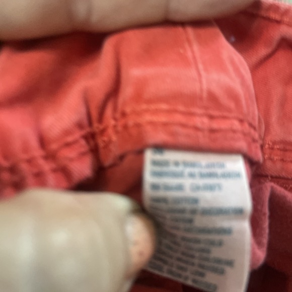 American Eagle Outfitters Shorts Mens Prep Length Chino Size 30 Red 9" Inseam - Picture 8 of 8